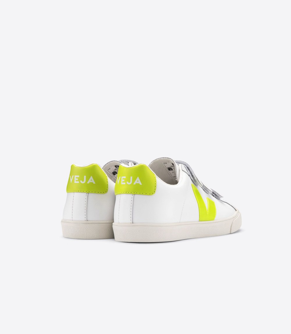 Veja Trainers Mens White - 3-lock Leather - AIOE-25169